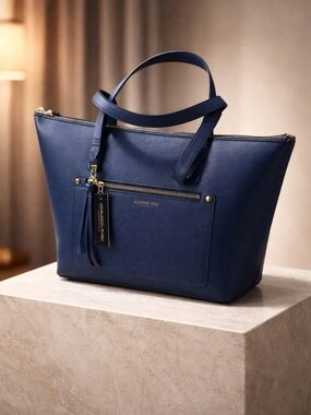London Fog Navy Messager Bag  100th Anniversary